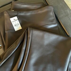 Express faux leather leggings